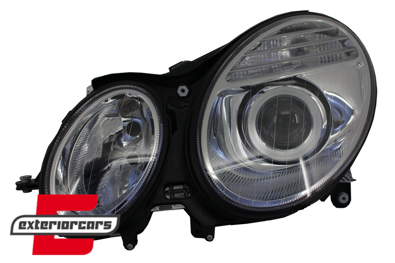 Prednja svjetla Facelift look Xenon (chrome) / Mercedes E-klasa W211 S211 (2002-04.2006), LPME56
