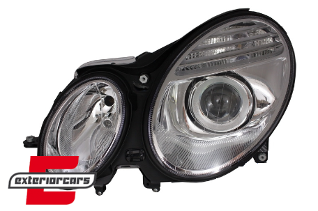 Prednja svjetla Facelift Xenon look (chrome) / Mercedes E-klasa W211 S211 (2002-04.2006), LPME55