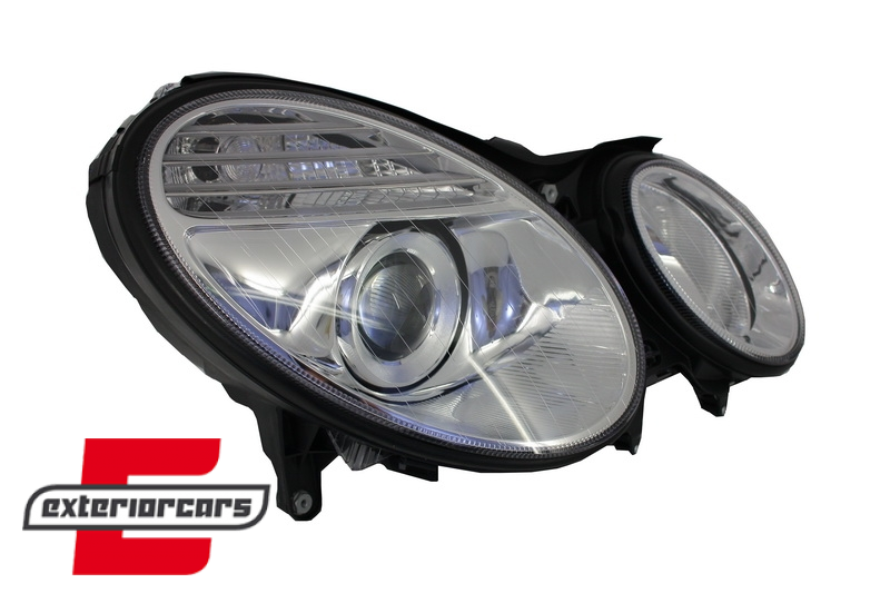 Prednja svjetla Facelift Xenon look (chrome) / Mercedes E-klasa W211 S211 (2002-04.2006), LPME55