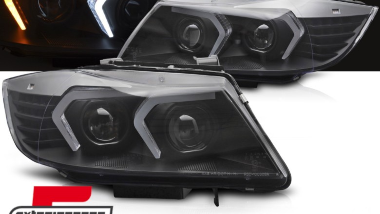 Prednja svjetla G20 LCI look Xenon (crna) / BMW serije 3 E90 E91 LCI (2008-2011), LPBMP6