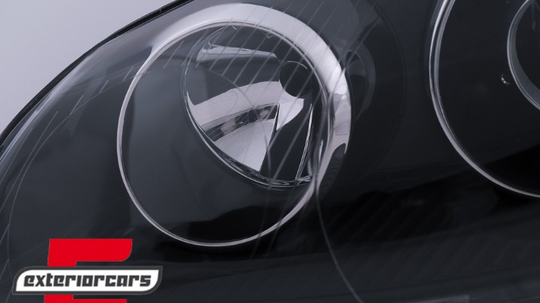 Prednja svjetla GTI R32 Xenon look (crna) / VW Golf 5 V Mk5 (2003-2007), LPVWZ4
