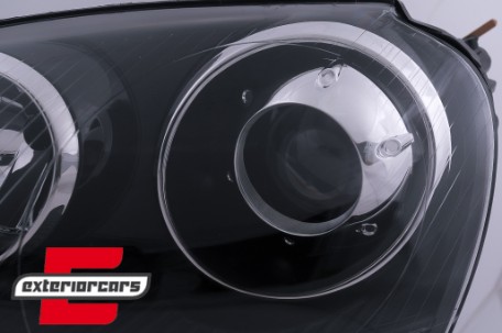 Prednja svjetla GTI R32 Xenon look (crna) / VW Golf 5 V Mk5 (2003-2007), LPVWZ4