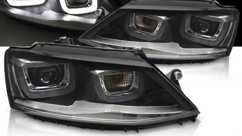 Prednja svjetla LED 3D U-dizajn Bi-Xenon GTI dizajn / VW Jetta Mk6 VI (2011-2018), LPVX01