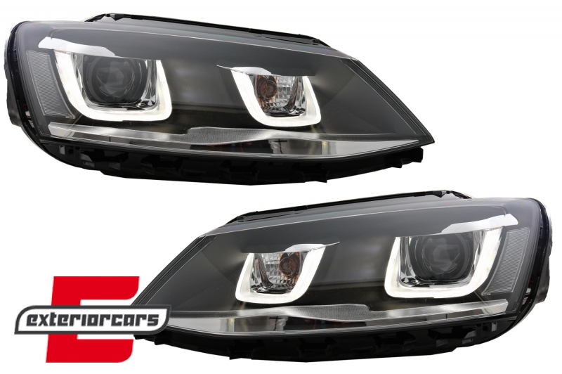 Prednja svjetla LED 3D U-dizajn Bi-Xenon GTI dizajn / VW Jetta Mk6 VI (2011-2018), LPVX01