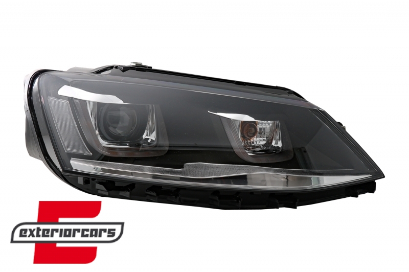 Prednja svjetla LED 3D U-dizajn Bi-Xenon GTI dizajn / VW Jetta Mk6 VI (2011-2018), LPVX01