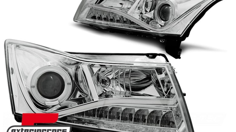 Prednja svjetla LED Angel Eyes (chrome), LPCT03