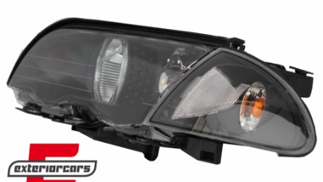 Prednja svjetla LED Angel Eyes (crna) / BMW serije 3 E46 limuzina karavan (05.1998-08.2001), LPBMG1