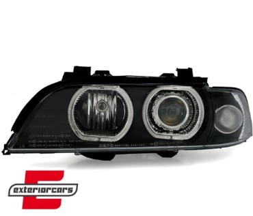 Prednja svjetla LED Angel Eyes (crna) / BMW serije 5 E39 (09.1995-06.2003), LPBME1