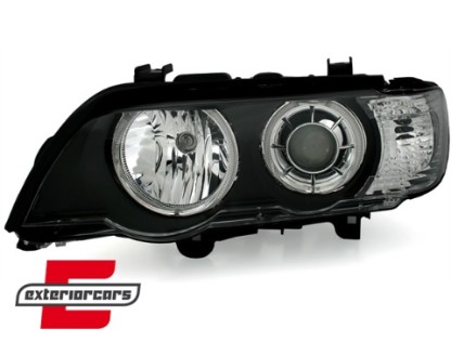 Prednja svjetla LED Angel Eyes XENON (crna) / BMW X5 E53 (1999-2003), LPBMD3