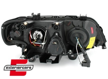 Prednja svjetla LED Angel Eyes XENON (crna) / BMW X5 E53 (1999-2003), LPBMD3