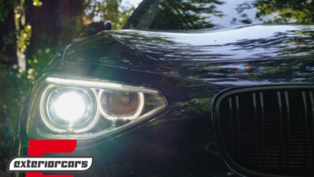 Prednja svjetla LED Angel Eyes Xenon look (crna) / BMW serije 1 F20 F21 (06.2011-03.2015), LPBMG7