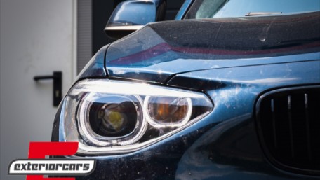 Prednja svjetla LED Angel Eyes Xenon look (crna) / BMW serije 1 F20 F21 (06.2011-03.2015), LPBMG7