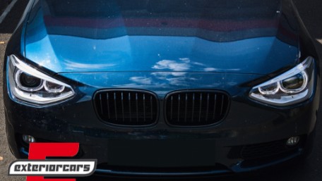 Prednja svjetla LED Angel Eyes Xenon look (crna) / BMW serije 1 F20 F21 (06.2011-03.2015), LPBMG7