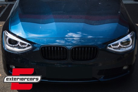 Prednja svjetla LED Angel Eyes Xenon look (crna) / BMW serije 1 F20 F21 (06.2011-03.2015), LPBMG7