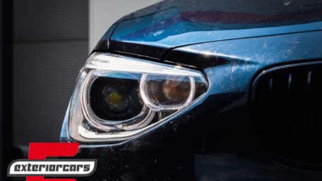 Prednja svjetla LED Angel Eyes Xenon look (crna) / BMW serije 1 F20 F21 (06.2011-03.2015), LPBMG7