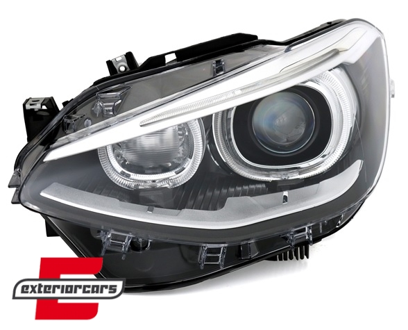 Prednja svjetla LED Angel Eyes Xenon look (crna) / BMW serije 1 F20 F21 (06.2011-03.2015), LPBMG7