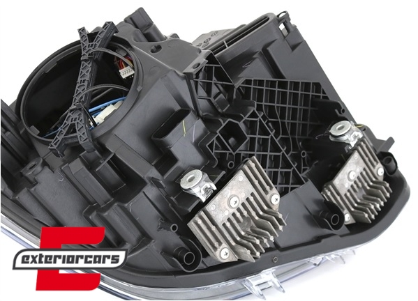 Prednja svjetla LED Angel Eyes Xenon look (crna) / BMW serije 1 F20 F21 (06.2011-03.2015), LPBMG7
