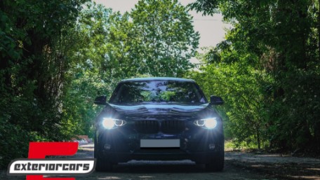 Prednja svjetla LED Angel Eyes Xenon look (crna) / BMW serije 1 F20 F21 (06.2011-03.2015), LPBMG7