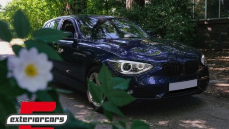 Prednja svjetla LED Angel Eyes Xenon look (crna) / BMW serije 1 F20 F21 (06.2011-03.2015), LPBMG7