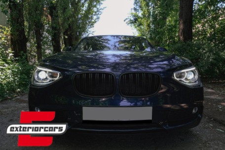 Prednja svjetla LED Angel Eyes Xenon look (crna) / BMW serije 1 F20 F21 (06.2011-03.2015), LPBMG7