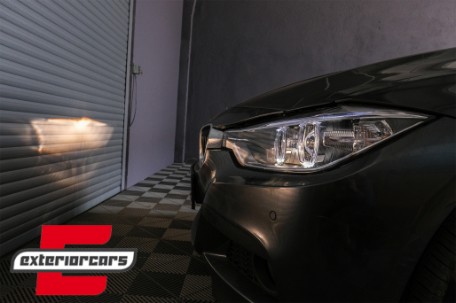 Prednja svjetla LED Angel Eyes Xenon look (crna) / BMW serije 3 F30 F31 limuzina karavan (10.2011-05.2015), LPBMH1