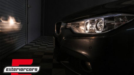 Prednja svjetla LED Angel Eyes Xenon look (crna) / BMW serije 3 F30 F31 limuzina karavan (10.2011-05.2015), LPBMH1