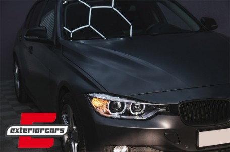 Prednja svjetla LED Angel Eyes Xenon look (crna) / BMW serije 3 F30 F31 limuzina karavan (10.2011-05.2015), LPBMH1