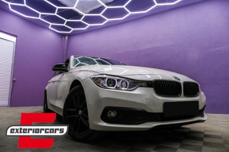 Prednja svjetla LED Angel Eyes Xenon look (crna) / BMW serije 3 F30 F31 limuzina karavan (10.2011-05.2015), LPBMH1