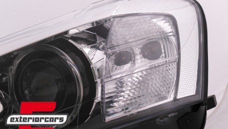 Prednja svjetla LED Angel Eyes Xenon look (crna) / BMW X3 F25 SUV (2010-2014), LPBMJ6