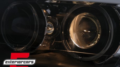 Prednja svjetla LED Angel Eyes Xenon look (crna) / BMW X3 F25 SUV (2010-2014), LPBMJ6