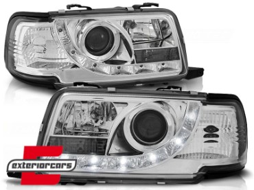 Prednja svjetla LED DayLight (chrome) / Audi 80 B4 (1991-1996), LPAU39