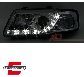 Prednja svjetla LED DayLight (chrome) / Audi A3 (1996-2000), LPAU27