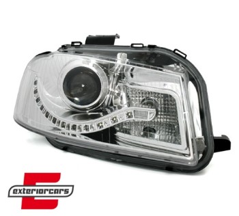 Prednja svjetla LED DayLight (chrome) / Audi A3 8P 8PA (2003-2008), LPAU53