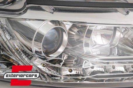 Prednja svjetla LED DayLight (chrome) / Audi A4 Cabrio B6 (2002-2006), LPAUF3