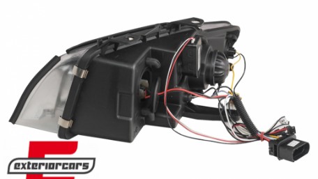 Prednja svjetla LED DayLight (chrome) / Audi A4 Cabrio B6 (2002-2006), LPAUF3