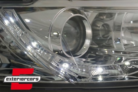 Prednja svjetla LED DayLight (chrome) / Audi A4 Cabrio B6 (2002-2006), LPAUF3
