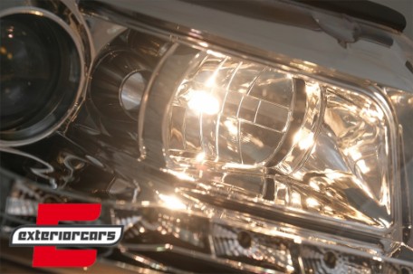Prednja svjetla LED DayLight (chrome) / Audi A4 Cabrio B6 (2002-2006), LPAUF3