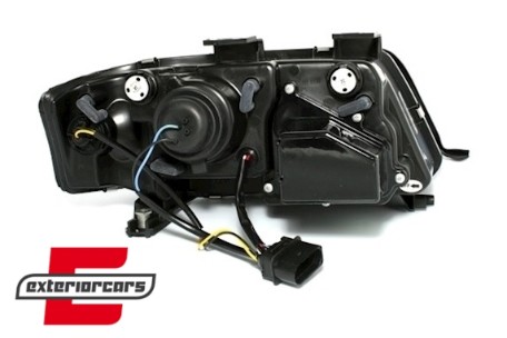 Prednja svjetla LED DayLight (chrome) / Audi A6 4B C5 (05.1997-05.2001), LPAU37