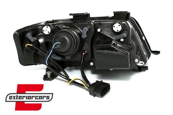 Prednja svjetla LED DayLight (chrome) / Audi A6 4B C5 (05.1997-05.2001), LPAU37