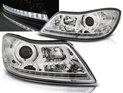 Prednja svjetla LED DayLight (chrome) - facelift / Škoda Octavia II facelift (2009-2012), LPSK22