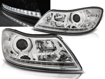 Prednja svjetla LED DayLight (chrome) - facelift / Škoda Octavia II facelift (2009-2012), LPSK22