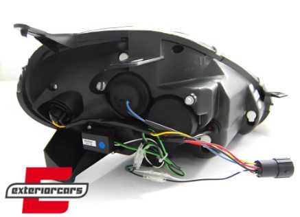 Prednja svjetla LED DAYLIGHT (chrome) / Fiat Grande Punto (2008-2009), LPFI25