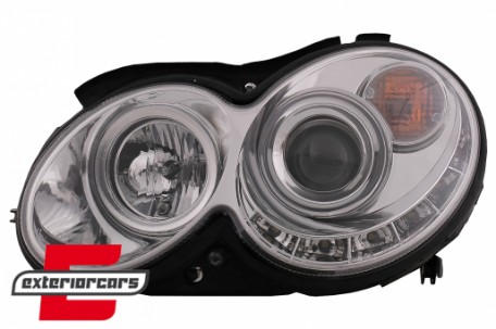 Prednja svjetla LED DayLight (chrome) / MERCEDES CLK W209 (2003-2010), LPMEA5
