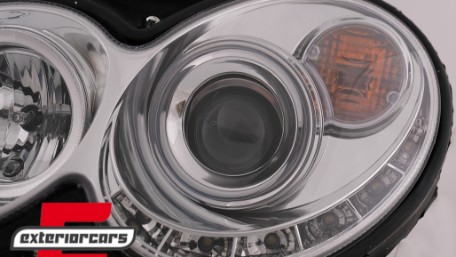 Prednja svjetla LED DayLight (chrome) / MERCEDES CLK W209 (2003-2010), LPMEA5