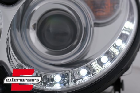 Prednja svjetla LED DayLight (chrome) / MERCEDES CLK W209 (2003-2010), LPMEA5