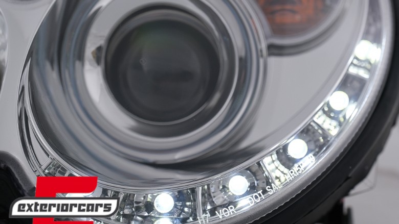 Prednja svjetla LED DayLight (chrome) / MERCEDES CLK W209 (2003-2010), LPMEA5