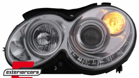 Prednja svjetla LED DayLight (chrome) / MERCEDES CLK W209 (2003-2010), LPMEA5