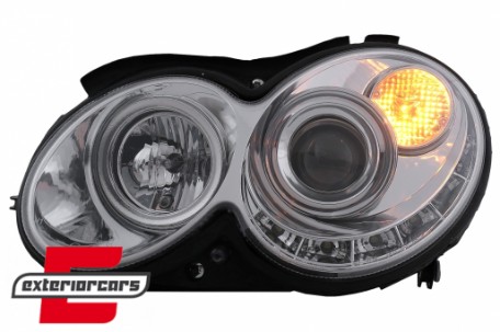 Prednja svjetla LED DayLight (chrome) / MERCEDES CLK W209 (2003-2010), LPMEA5