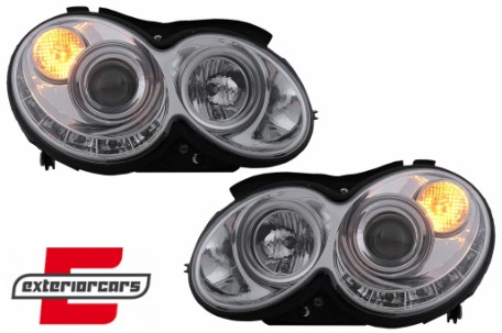 Prednja svjetla LED DayLight (chrome) / MERCEDES CLK W209 (2003-2010), LPMEA5