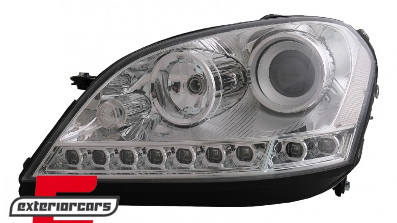Prednja svjetla LED DayLight (chrome) / Mercedes ML-klasa W164 (2005-2007), LPME63